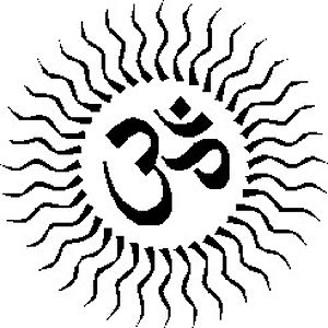 English: HINDU SYMBOL FOR GOD NAME-OM-WHICH IN...